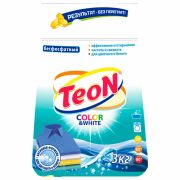 Стиральный порошок для всех типов стирки 3 кг, TEON, без фосфатов, 827