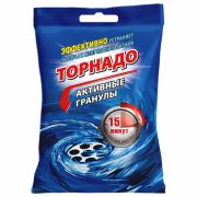 Средство для прочистки канализационных труб в гранулах 70 г, КРОТ «Торнадо», активные гранулы, 4000029