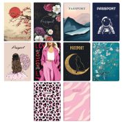 Обложка для паспорта «Cool Mix 2», 10 дизайнов ассорти, цветной принт, ПВХ, STAFF, 238859