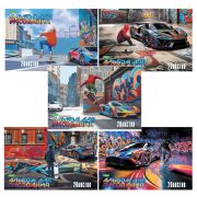 Альбом для рисования А4 20 л., скоба, обложка офсет, HATBER ECO, 205х290 мм, «Фристайл (5 видов)», 088289, 20А4C