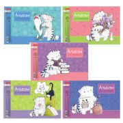 Альбом для рисования А4 32 л., спираль, обл. картон, HATBER, 198х300 мм, «Приключения кота Пирожка» (5 вид), 079775, 32А4Всп