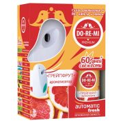 Освежитель воздуха автоматический со сменным баллоном 250 мл, DO-RE-MI «Грейпфрут», СИБИАР, 5-09.03.108.24