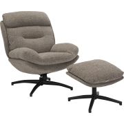 Кресло мягкое Everprof Kiwi Ткань Светло-коричневый