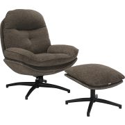 Кресло мягкое Everprof Lime Ткань Темно-коричневый