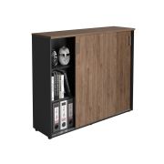 Шкаф NWT 1214 темный орех/антрацит