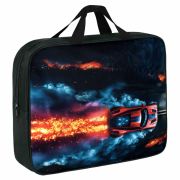 Папка на молнии с ручками BRAUBERG А4, 1 отделение, полиэстер, 80 мм, «Foggy car», 273305