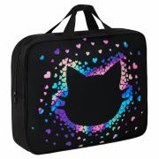 Папка на молнии с ручками BRAUBERG А4, 1 отделение, полиэстер, 80 мм, «Pretty face», 273307