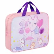 Папка на молнии с ручками BRAUBERG KIDS А4, 1 отделение, полиэстер, 80 мм, «Dreamy clouds», 273314