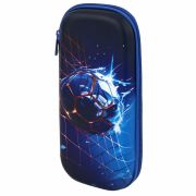 Пенал BRAUBERG, 1 отделение, 1 откидная планка, EVA, 22х10х5 см, «Score goal», 273511