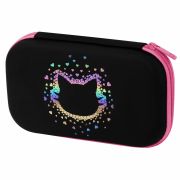 Пенал BRAUBERG SHINY, 1 отделение, 1 откидная планка, EVA, 22х13х4 см, «Pretty face», 273516