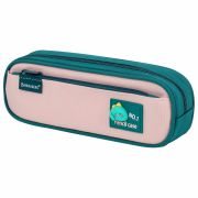 Пенал-футляр BRAUBERG, 2 отделения, 3D-элемент, полиэстер, «Fun dino», 23х8х5 см, 273572