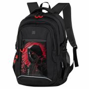 Рюкзак BRAUBERG CONTENT универсальный, 3 отделения, светоотражающий принт, «Red Moon», 47х33х18 см, 273843