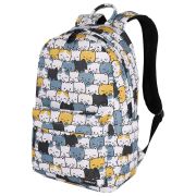 Рюкзак HEIKKI DREAM (ХЕЙКИ) универсальный, c карманом для ноутбука, эргономичный, «Cute Cats», 42х26х14 см, 273849