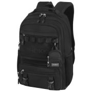 Рюкзак HEIKKI FUSION (ХЕЙКИ) универсальный, отделение для ноутбука, с КОШЕЛЬКОМ, черный, 44х31х14 см, 273864