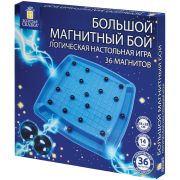 Игра настольная логическая «Магнитный бой», 36 магнитов, доска 28х28 см, ЗОЛОТАЯ СКАЗКА, 665895