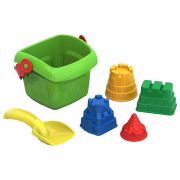 Набор для игр в песке: ведерко, совочек, 4 формочки «Башенки», НОРДПЛАСТ, 431861