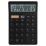 Калькулятор настольный BRAUBERG CH-12-BK (153х103 мм), 12 разрядов, двойное питание, черный, 272958