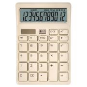 Калькулятор настольный BRAUBERG CH-12-BG (153х103 мм), 12 разрядов, двойное питание, бежевый, 272960