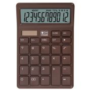Калькулятор настольный BRAUBERG CH-12-BR (153х103 мм),12 разрядов, двойное питание, коричневый, 272961