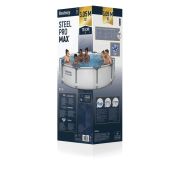 Каркасный бассейн, фильтр-насос 1249 л/ч, «Steel Pro Max» 305х76 см, 4678 л, усиленный каркас, BESTWAY, 56408