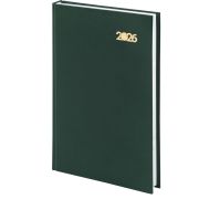 Ежедневник датированный 2026 145х215 мм, А5, STAFF, обложка бумвинил, зелёный, 117308