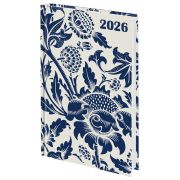 Ежедневник датированный 2026 145х215 мм, А5, STAFF, ламинированная обложка, «Blue fresco», 117324
