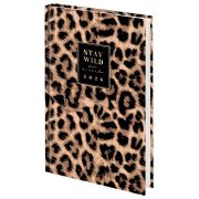 Ежедневник датированный 2026 145х215 мм, А5, STAFF, ламинированная обложка, «Leopard», 117328