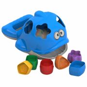 Игра-сортер дидактическая «Дельфин», пластиковая, 6 формочек, НОРДПЛАСТ, 791