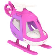Вертолёт игрушечный «Фея», пластиковый, 38,8x18,3x28,9 см, цвет розовый, НОРДПЛАСТ, 394/2
