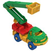 Машина игрушечная ДОРОЖНАЯ С ВЫШКОЙ «Малыш», пластиковая, 23x9,5x11,5 см, НОРДПЛАСТ, 65