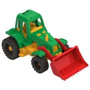 Трактор игрушечный с грейдером «Ижора», пластиковый, 20,8x11,1x11 см, НОРДПЛАСТ, 151