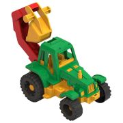 Трактор игрушечный с ковшом «Ижора», пластиковый, 20,8x11,1x11 см, НОРДПЛАСТ, 150