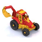 Трактор игрушечный с ковшом, «Классик» пластиковый, 29,1x16,5x19 см, НОРДПЛАСТ, 399
