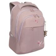 Рюкзак GRIZZLY школьный, анатомическая спинка, 2 отделения, для девочек, «COLIBRI», розовый, 40х29х20 см, RD-540-2/2