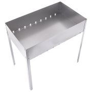 Мангал сборный стальной, размер 500х300х500 мм, в коробке, 701727