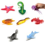 Фигурка антистресс тянучка «Морские животные», ассорти 8 видов, JOLLY JOT (ДЖОЛЛИ ДЖОТ), 666182
