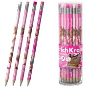 Карандаш чернографитный с ластиком ERICH KRAUSE «CapyBarbara», НВ, 62771
