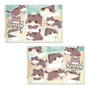 Альбом для рисования А4 40 л., скоба, обложка картон, BRAUBERG, 203х288 мм, кросс-серия «МИЛЫЕ КОТЫ», 107351