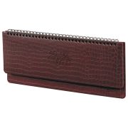 Планинг датированный 2026 305х140 мм BRAUBERG «Comodo», под кожу, темно-коричневый, 117222