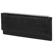 Планинг датированный 2026 305х140 мм BRAUBERG «Imperial», под кожу, черный, 117229