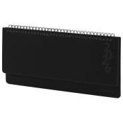 Планинг датированный 2026 305х140 мм BRAUBERG «Up», под кожу, черный, 117234