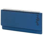 Планинг датированный 2026 305х140 мм BRAUBERG «Up», под кожу, синий, 117235