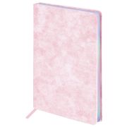 Ежедневник датированный 2026 А5 138х213 мм, BRAUBERG «Ice», под кожу, розовый, 117390