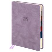 Ежедневник датированный 2026 B6 125х173 мм, GALANT «Vivid», под кожу, сиреневый, 117412