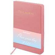 Ежедневник датированный 2026, А5, 138x213 мм, BRAUBERG «Pastel», под кожу гибкий, розовый, 117463