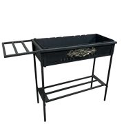 Мангал сборный, размер 700х300х700 мм, «ДАЧНИК», сталь 1,5 мм, термостойкий, 701761