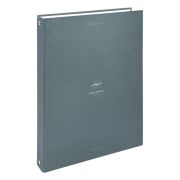 Тетрадь на кольцах БОЛЬШАЯ А4, 215х305 мм, 100 л., твердый картон, клетка, BRAUBERG, «Rhythm», 405407