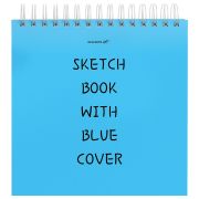 Скетчбук, белая бумага 120 г/м2, 190х190 мм, 80 л., гребень, жёсткая подложка, BRAUBERG ART, Ассорти Mood, 116905