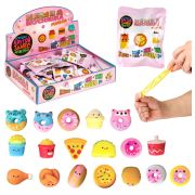 Игрушка-антистресс Жмяка «Няшка-Вкусняшка мини 2» набор 2 шт., слепой пакет, дисплей, 1TOY, Т26172