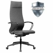 Кресло МЕТТА «ErgoLife» 10 B1-162K, пластик, синхромеханизм, ткань, темно-серое